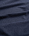 Close-up of the fabric of the Sport Hoodie in Beaufain Blue.