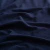 Close-up of the jacquard knit fabric of the Horizon Hoodie in Beaufain Blue.