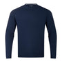 The The Surfside Longsleeve Tee in Beaufain Blue color, shown from the front.