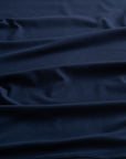 Close-up of the fabric of The Surfside Longsleeve Tee in beaufain blue color.