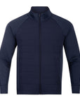 The Traveler Jacket in Beaufain Blue, shown from the front.