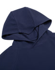 The horizon hoodie hood in beaufain blue