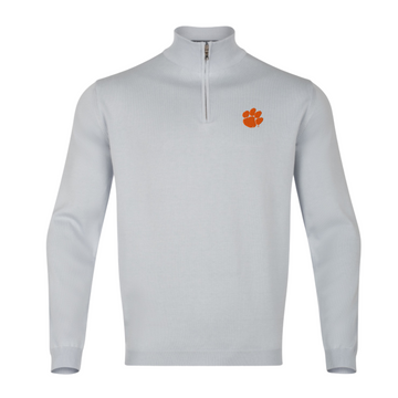 Clemson Bennett 1/4 Zip Sweater