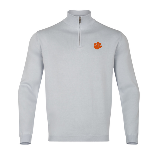 Clemson Bennett 1/4 Zip Sweater