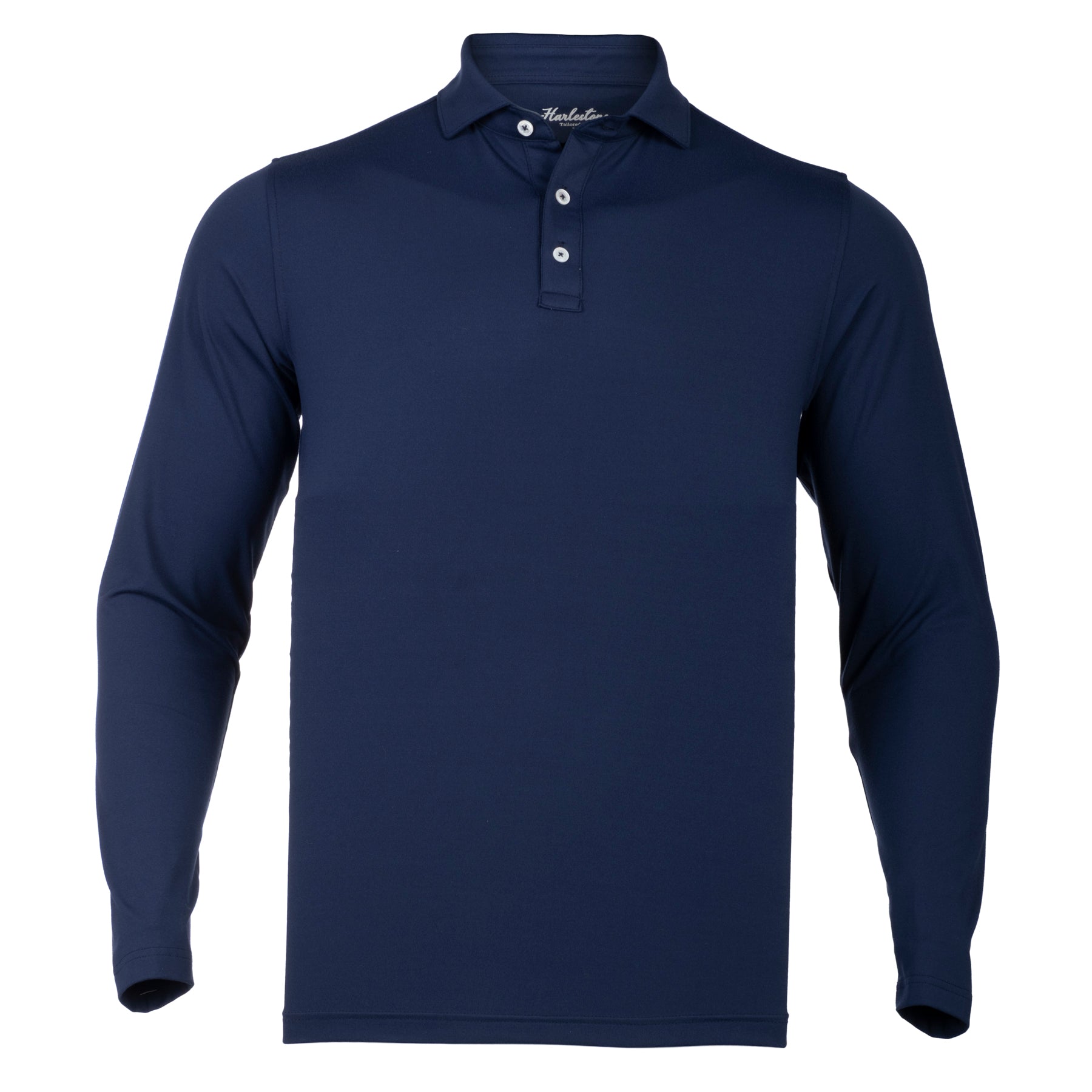 YAECA PARK｜24SS Long Sleeve Polo（Navy・L） long-sleeve-polos-navy-pique-